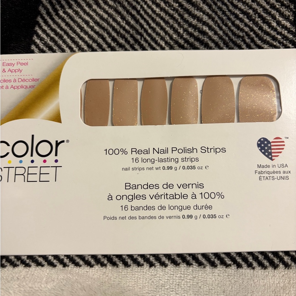 Color Street Tan Nail Strips SANDS OF TIMES